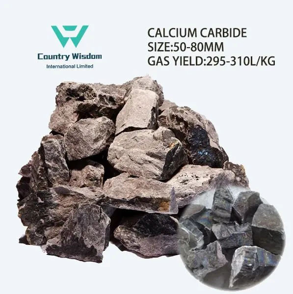 Price Calcium Carbide Stone 50-80 mm 295 L / Kg in China