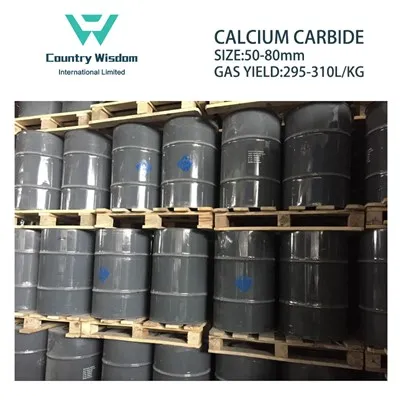 Calcium Carbide 50-80mm 295L/Kg For Welding Gas